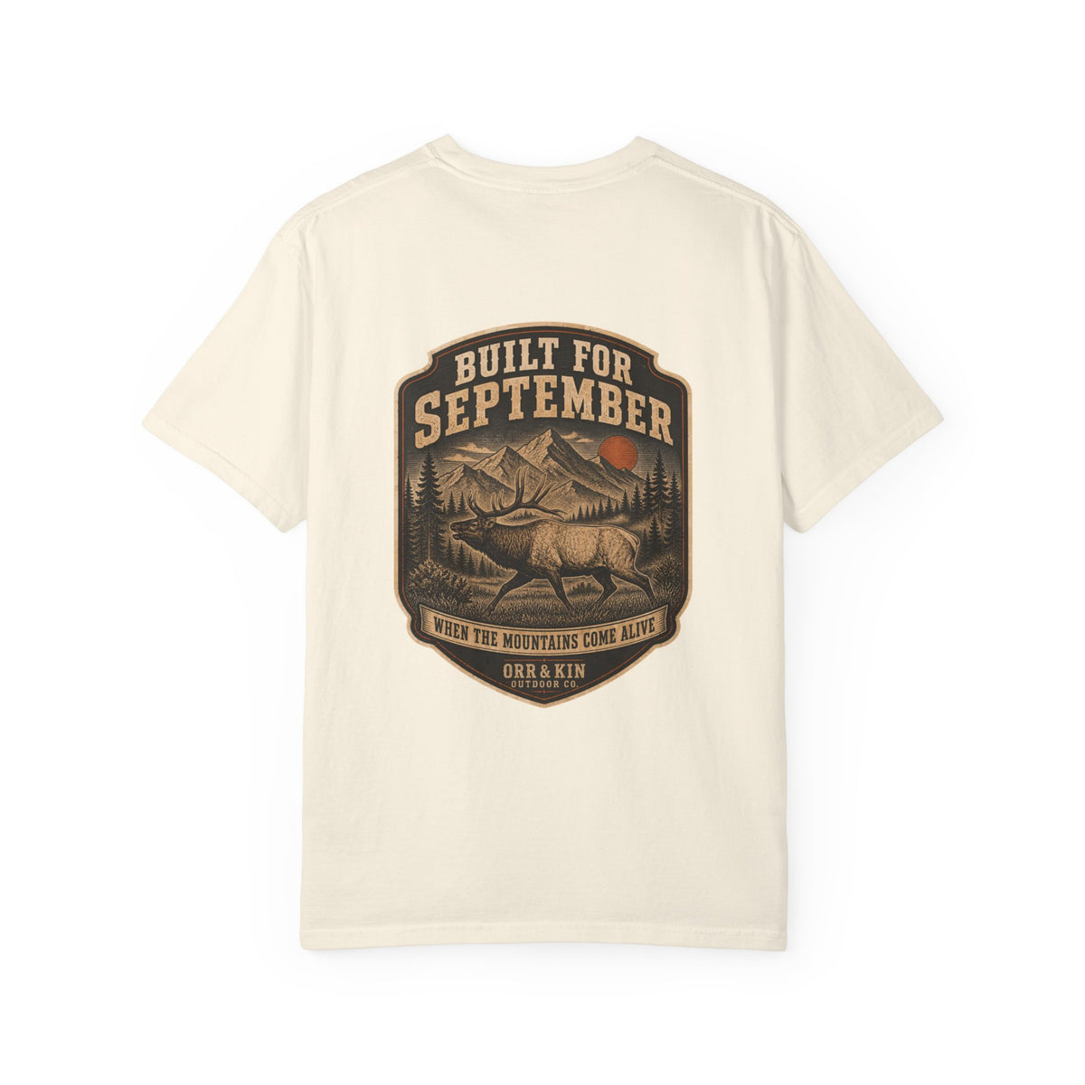 Built for September, Elk Hunting T-Shirt