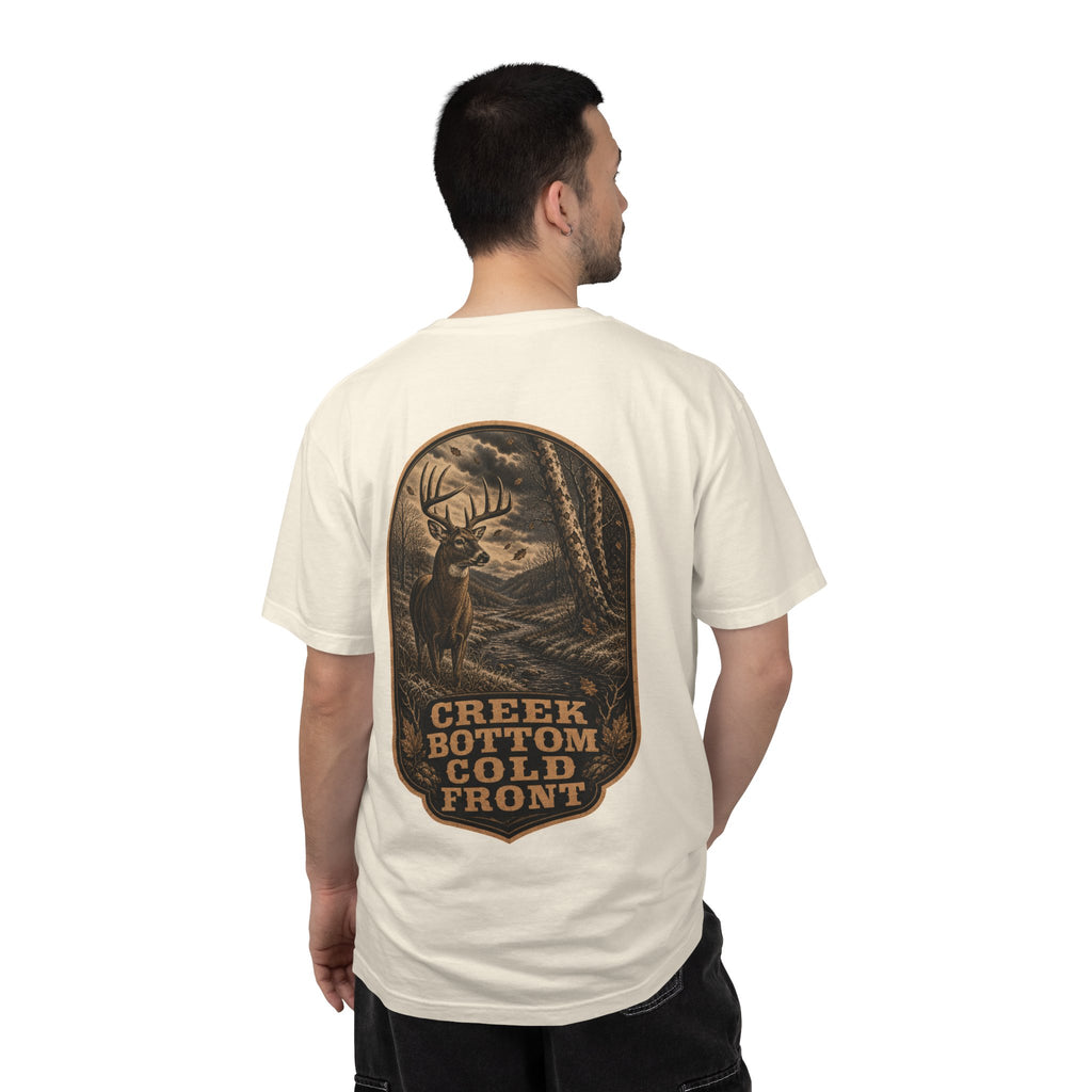 Creek Bottom Cold Front, Whitetail Hunting T-Shirt