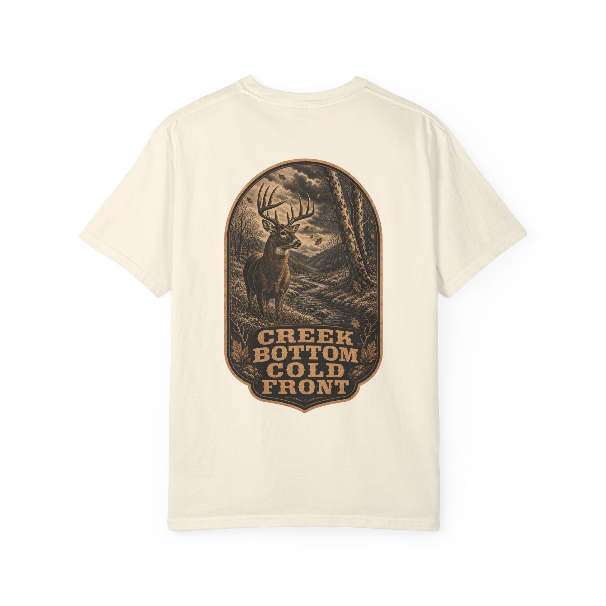 Creek Bottom Cold Front - Comfort Colors 1717 Hunting T-Shirt