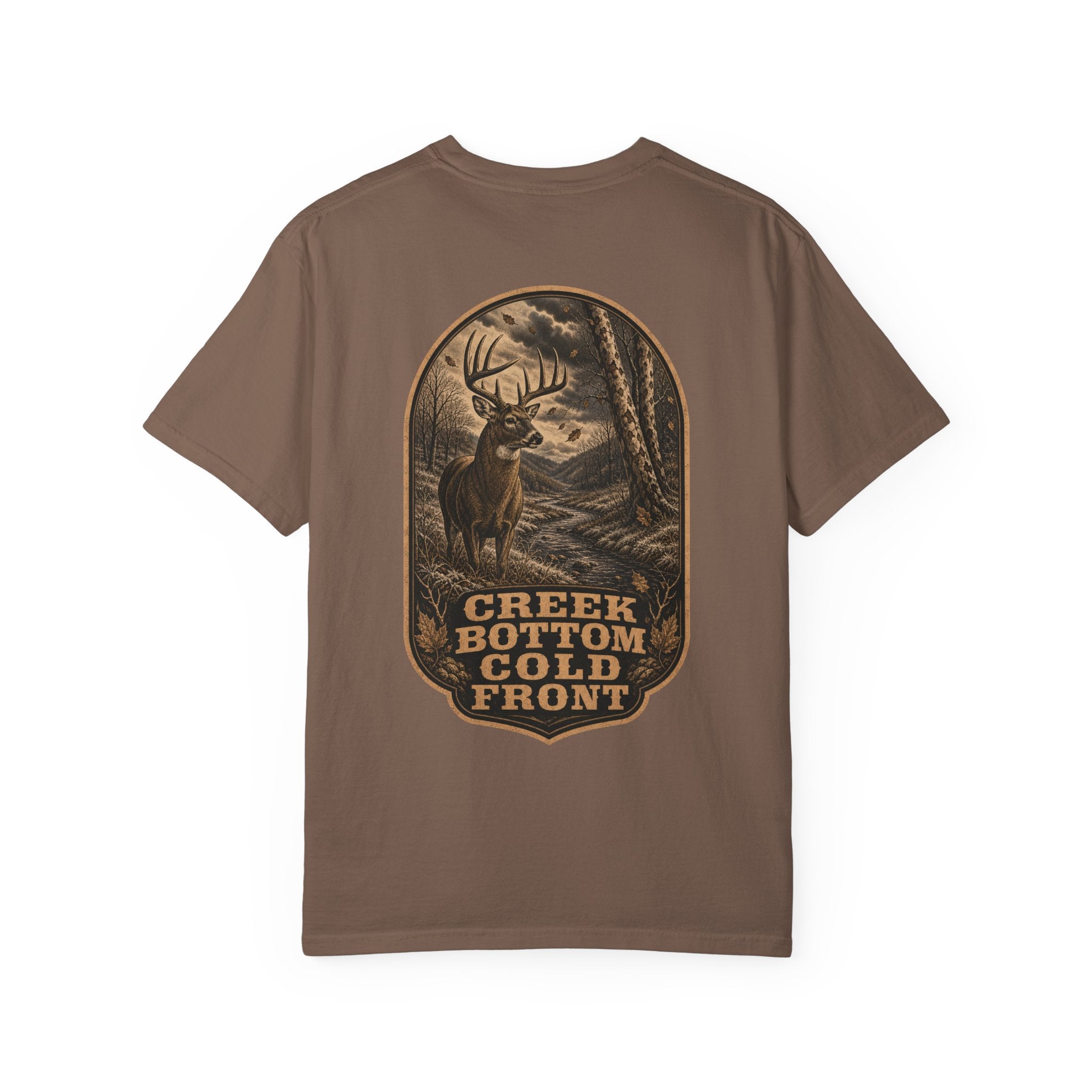 Creek Bottom Cold Front - Comfort Colors 1717 Hunting T-Shirt