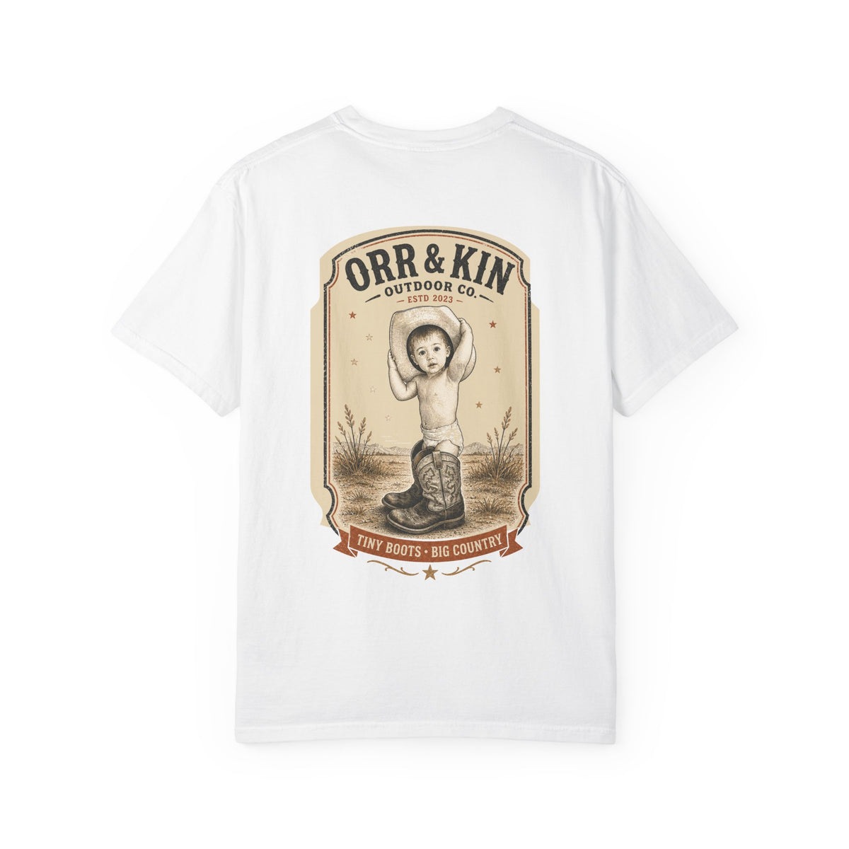 Tiny Boots, Big Country Western T-Shirt