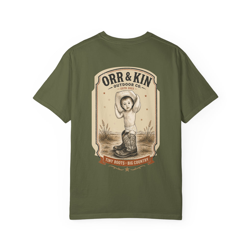 Tiny Boots, Big Country Western T-Shirt