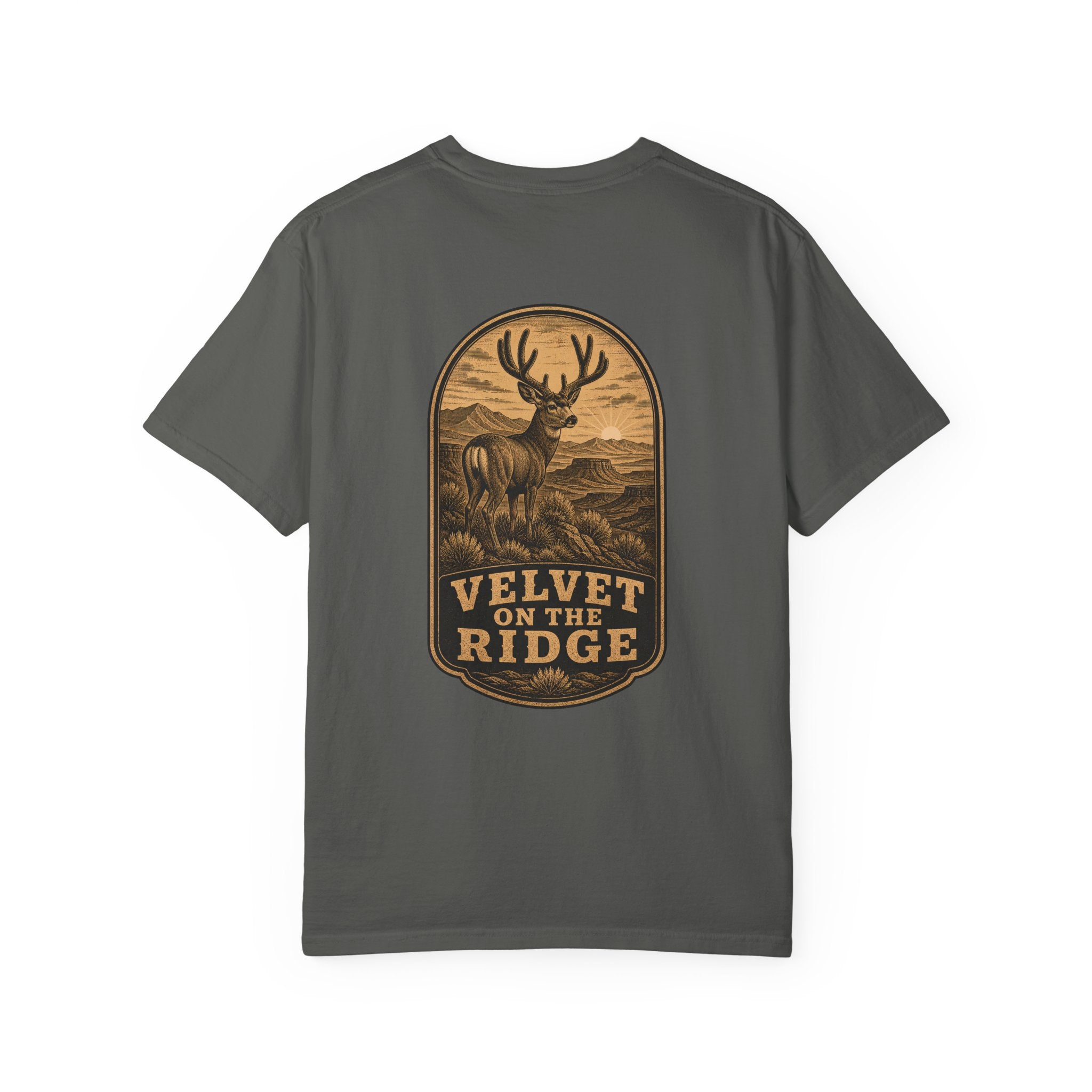Velvet on the Ridge - Comfort Colors 1717 Hunting T-Shirt