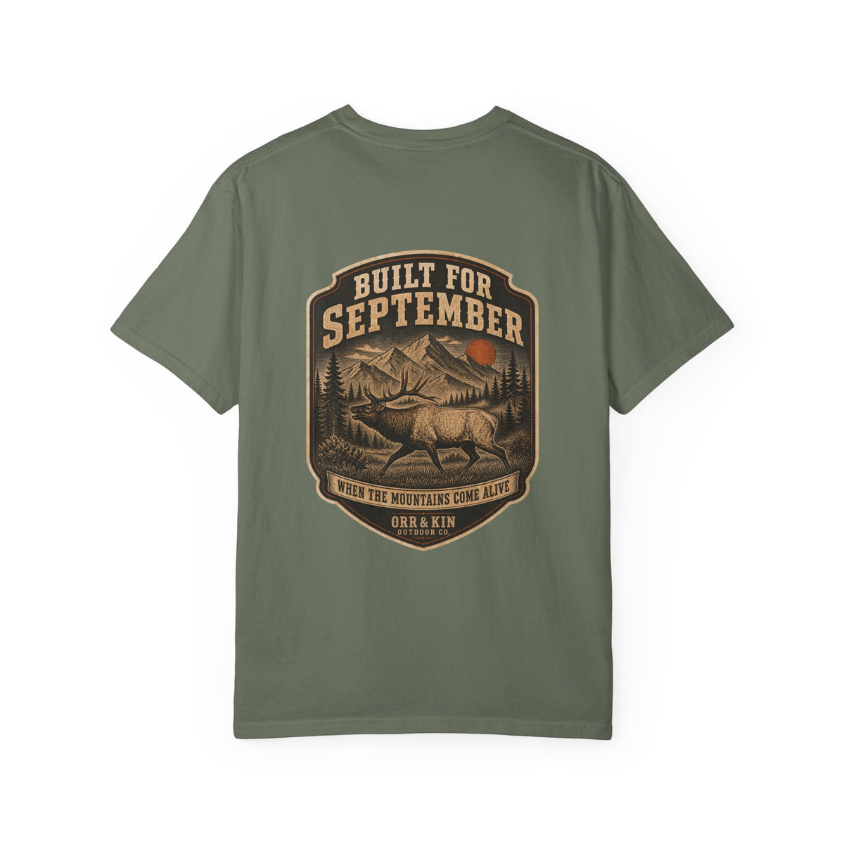 Built for September, Elk Hunting T-Shirt
