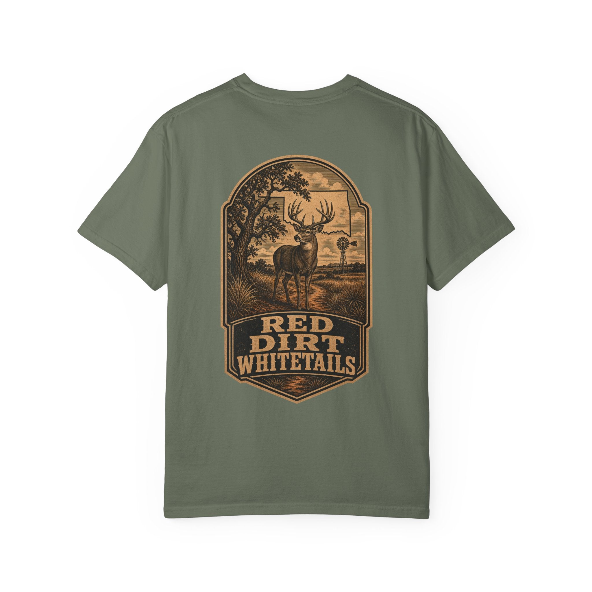 Red Dirt Whitetails - Comfort Colors 1717 Hunting T-Shirt