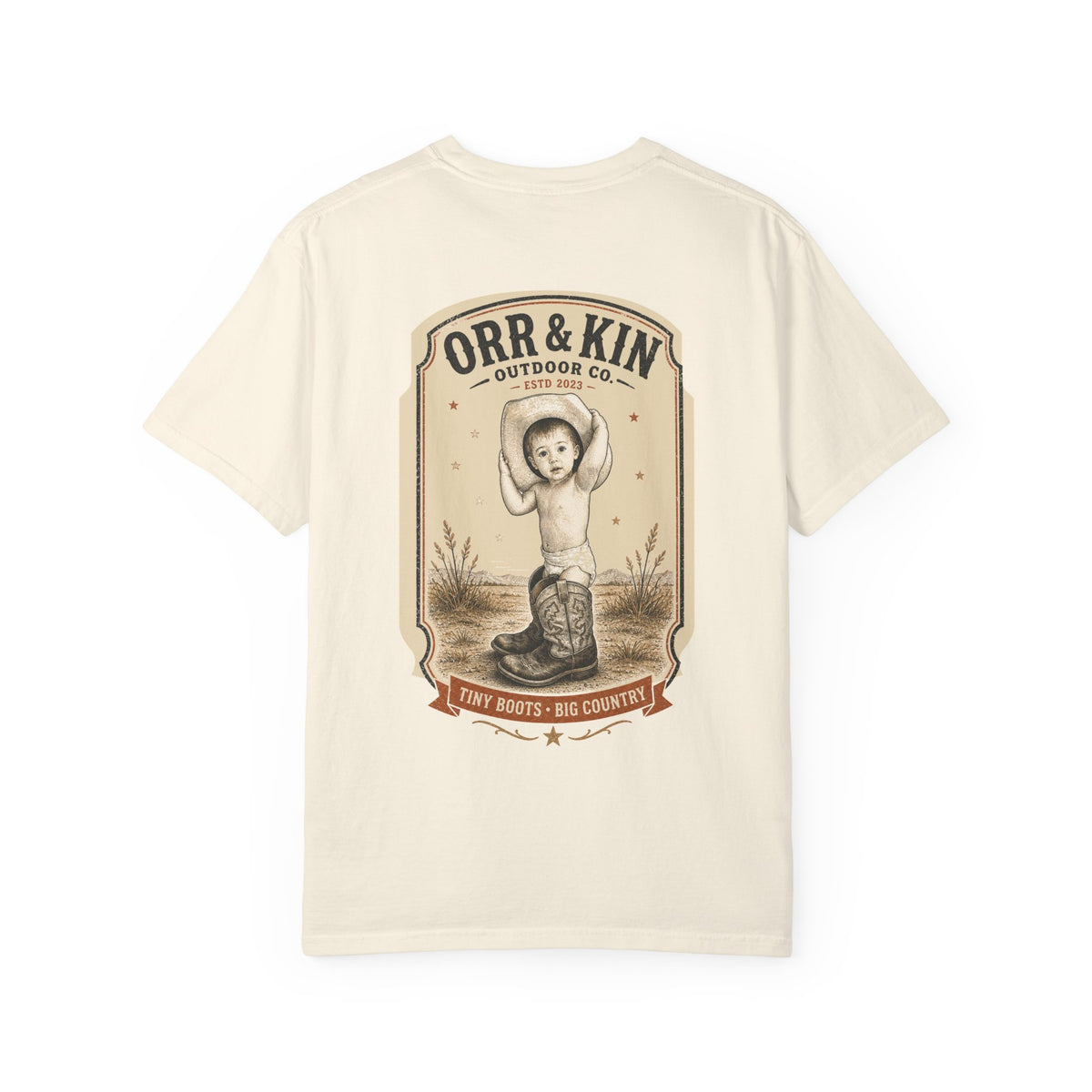 Tiny Boots, Big Country Western T-Shirt