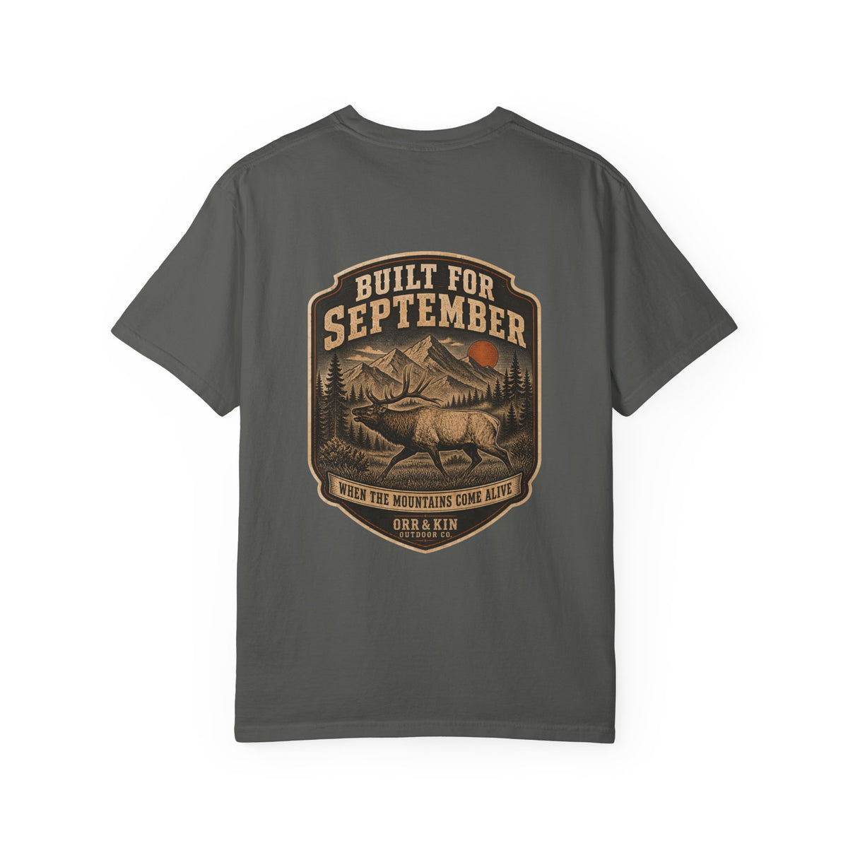 Built for September, Elk Hunting T-Shirt