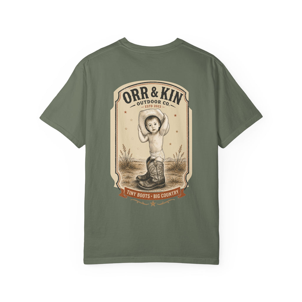 Tiny Boots, Big Country Western T-Shirt