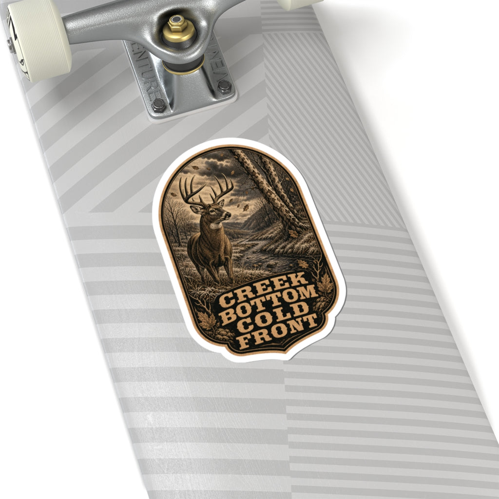 Creek Bottom Cold Front, Whitetail Sticker