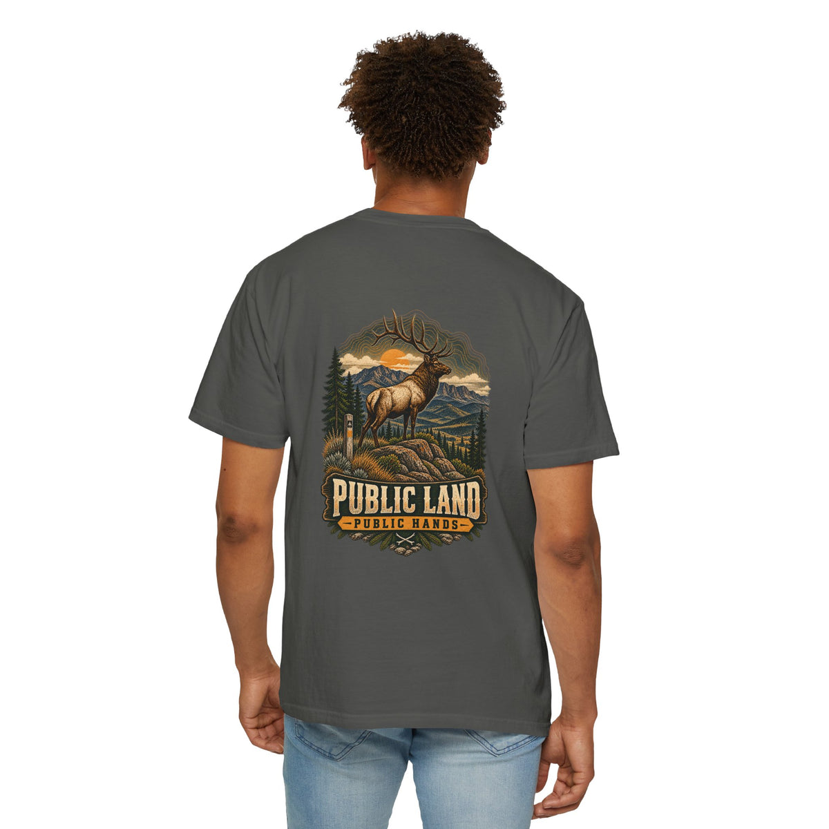 Public Land, Elk Hunting T-Shirt