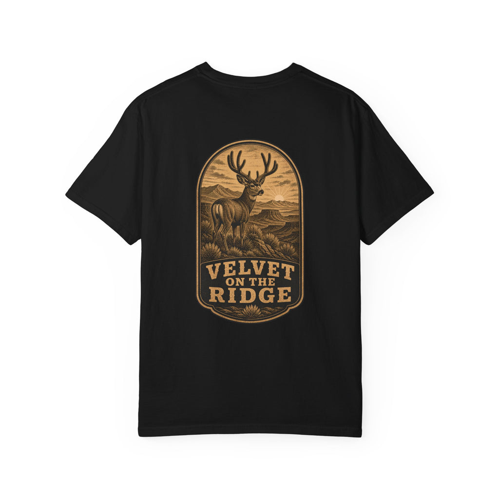 Velvet on the Ridge - Comfort Colors 1717 Hunting T-Shirt