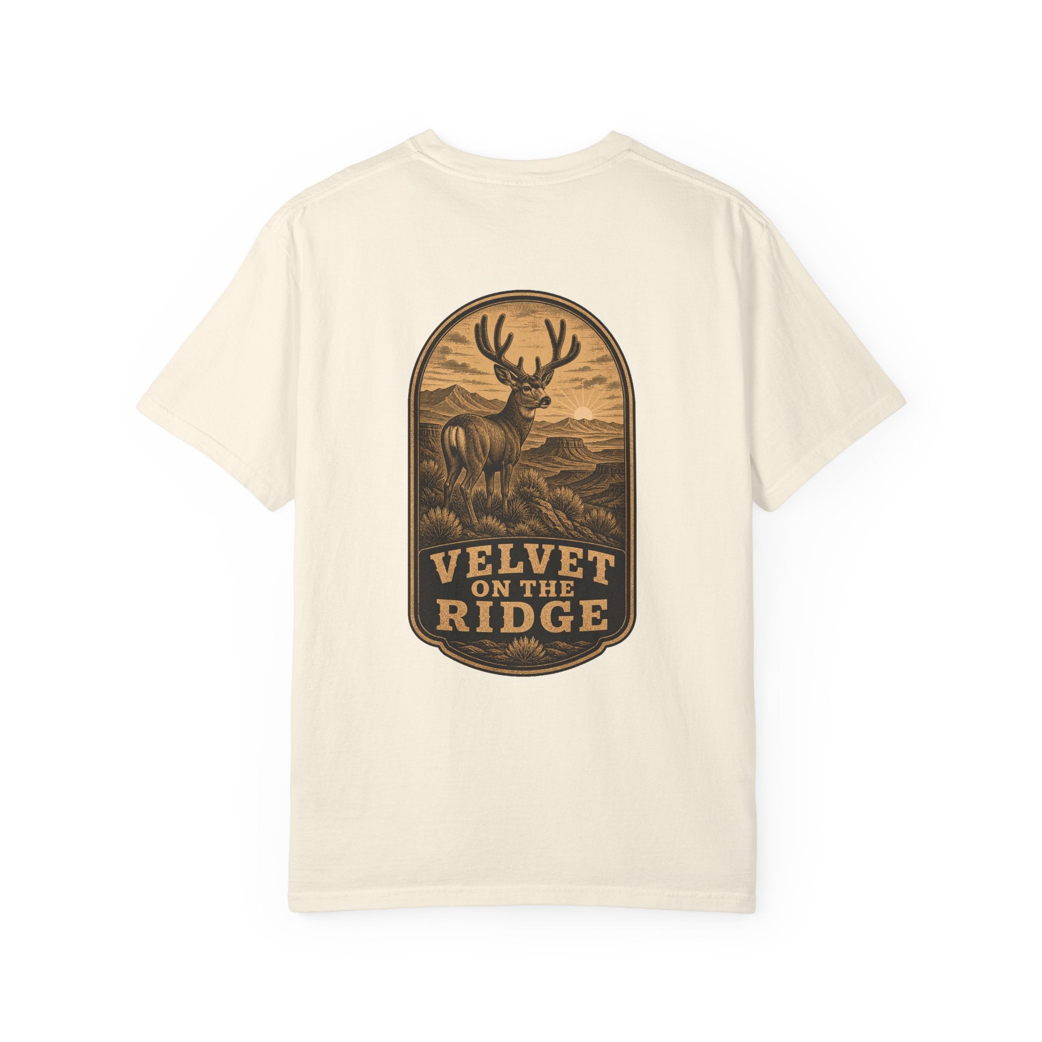 Velvet on the Ridge - Comfort Colors 1717 Hunting T-Shirt