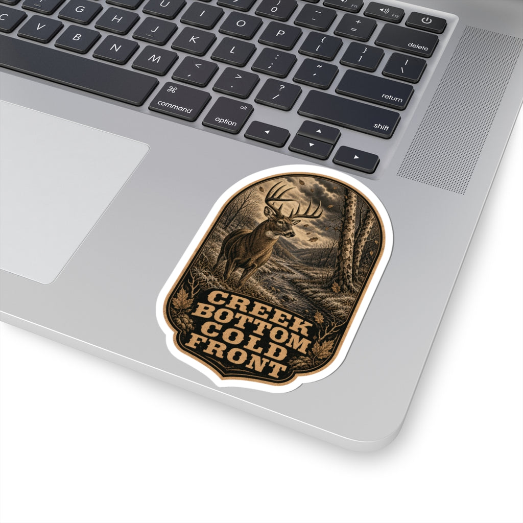 Creek Bottom Cold Front, Whitetail Sticker