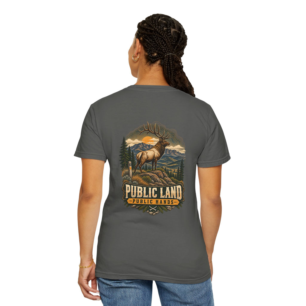 Public Land, Elk Hunting T-Shirt